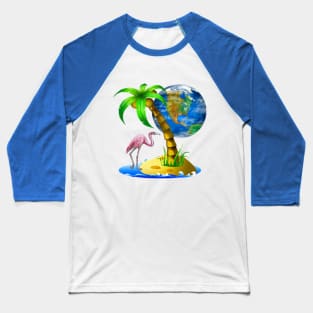 Tropical scene Baseball T-Shirt